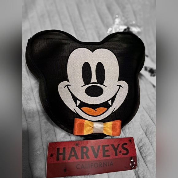 Harvey's Disney Vampire Mickey Convertible Crossbody Bag Purse Backpack NWT - Picture 2 of 8
